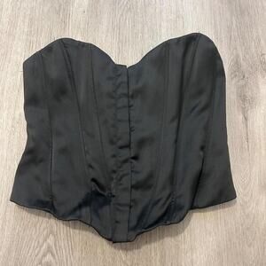 Black zara corset